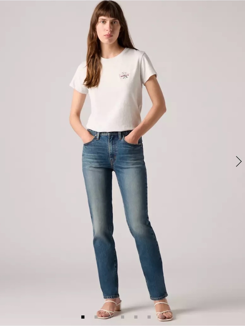 Levi’s 724 High Rise Straight Dark Wash 28x30